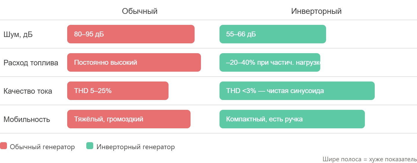 Чем отличается инверторная схема