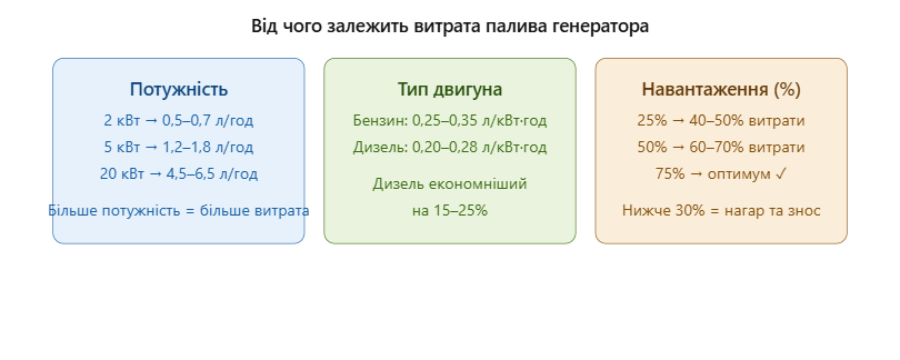 Від чого залежить витрата пального