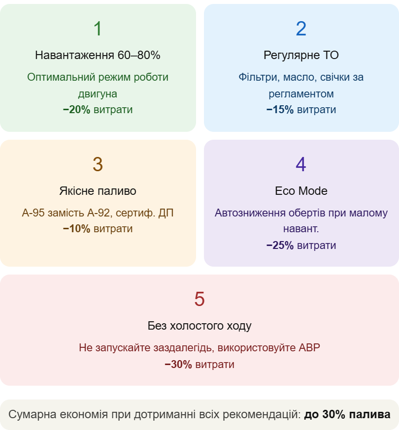 Як зменшити витрату пального