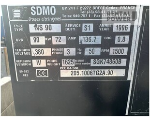 Генератор дизельний SDMO NS90 (66кВт)